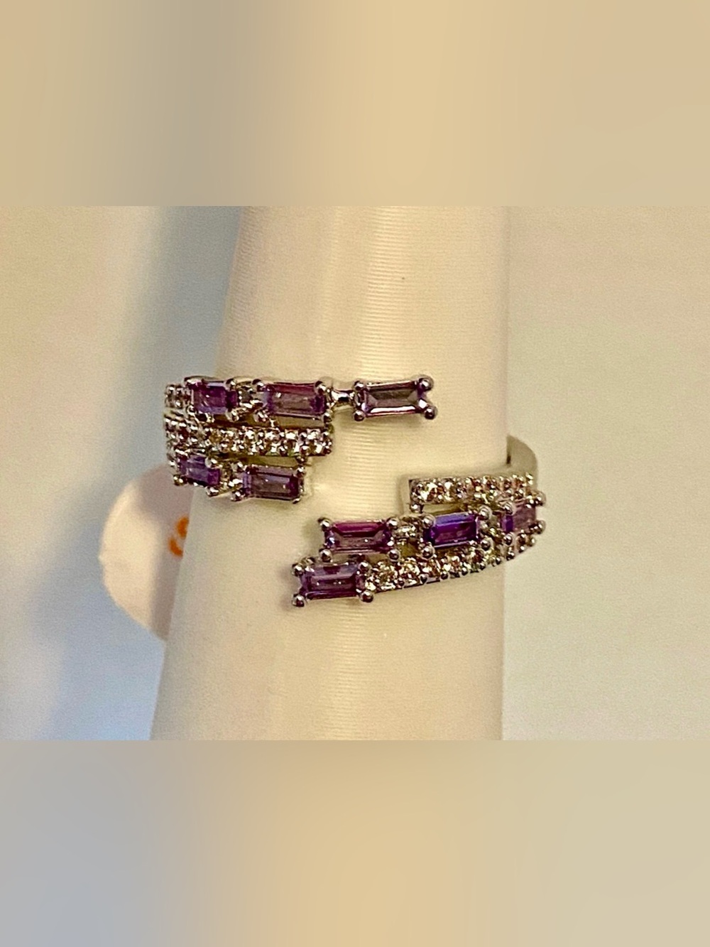 Bomb Party 2026 Amethyst CZ Ring